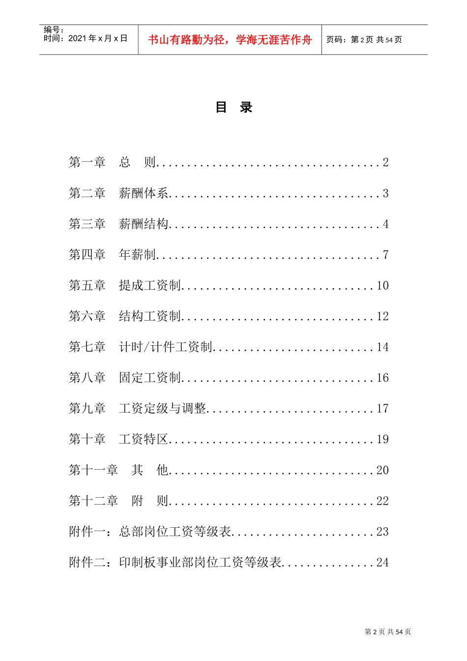 某某电子公司薪酬设计方案_第2页