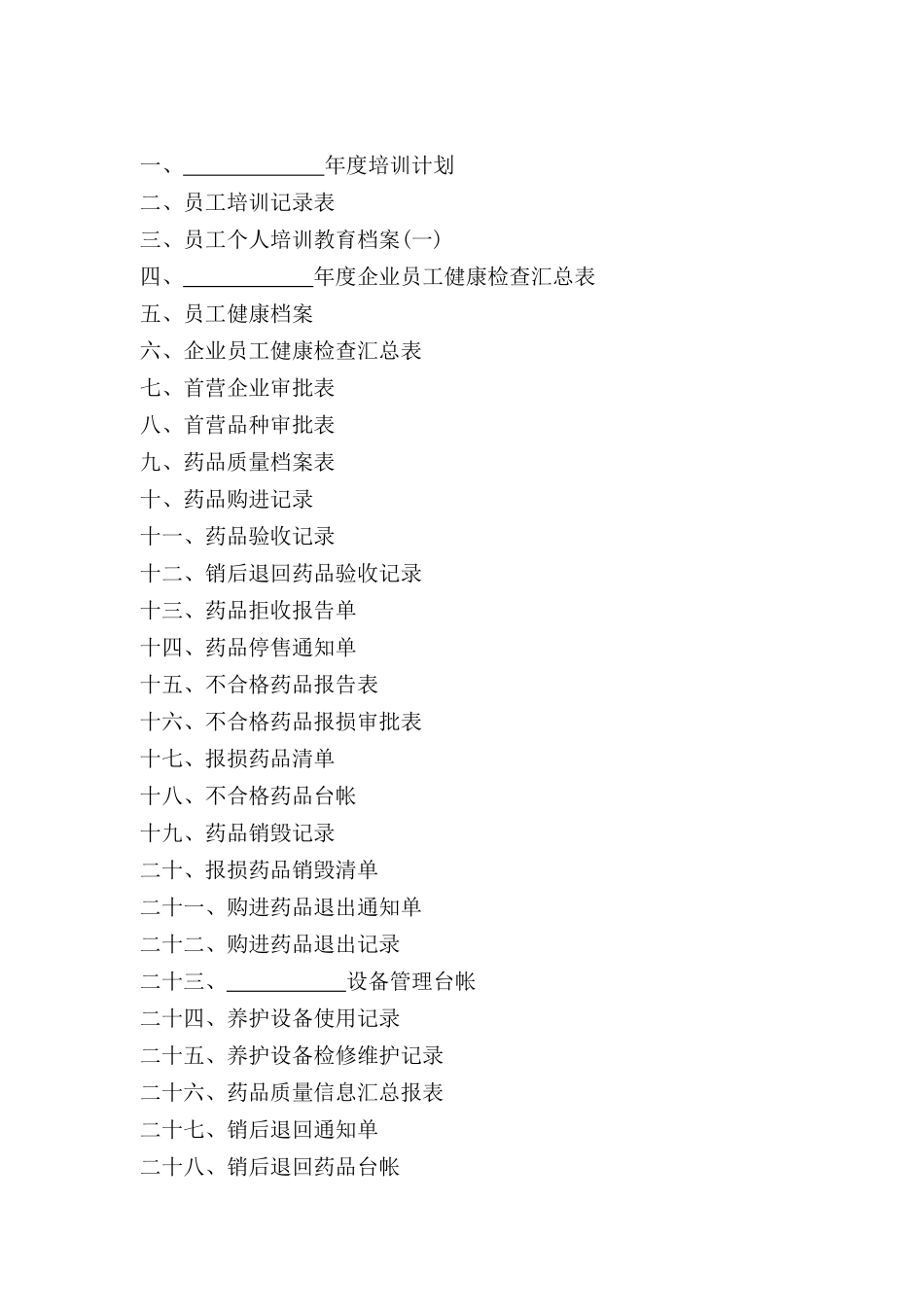 某连锁公司药品许可证验证表格_第2页