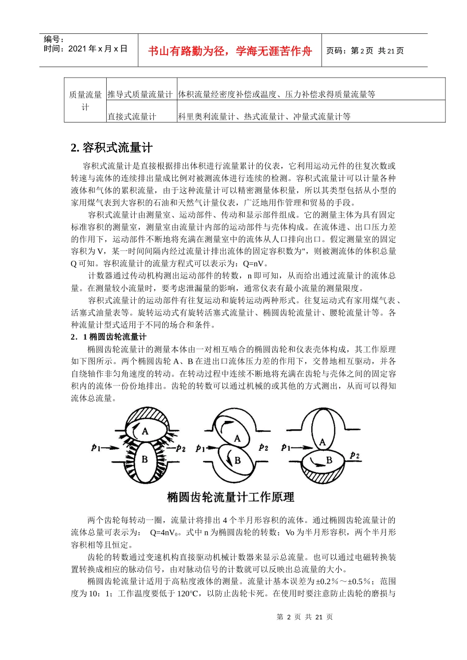 流量检测仪表基础知识讲义_第2页