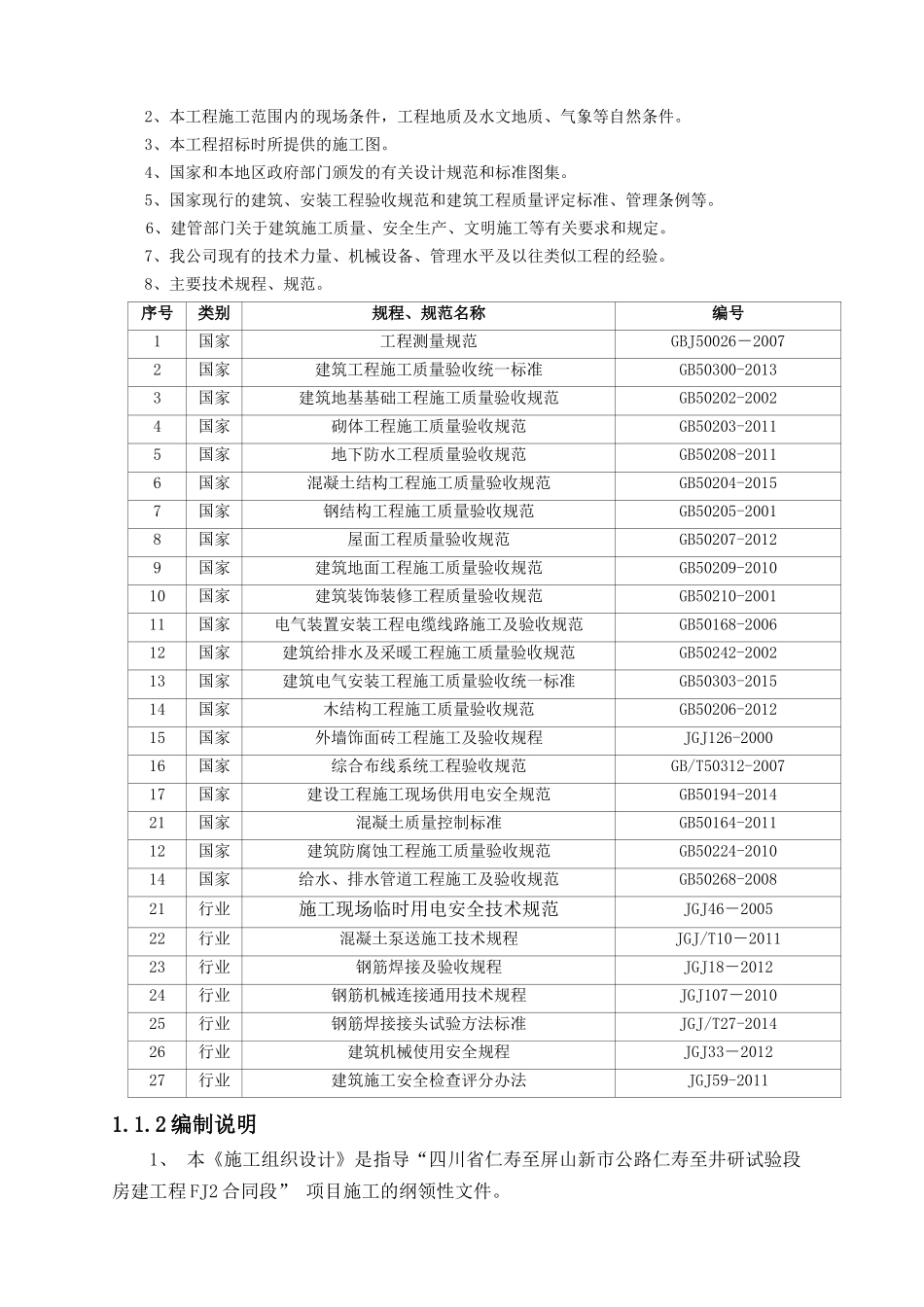 某房建工程项目施工组织设计_第2页