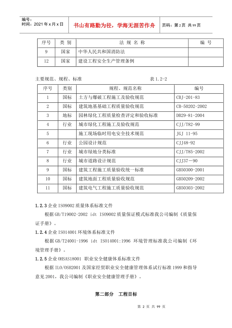 某景观工程施工组织设计_第2页