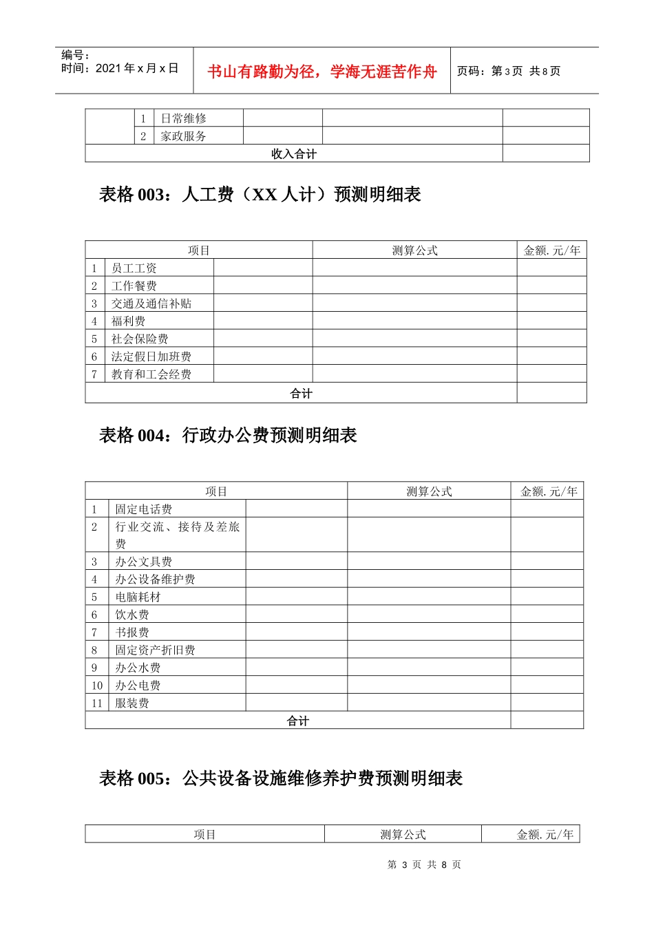物业管理成本控制工具箱_第3页