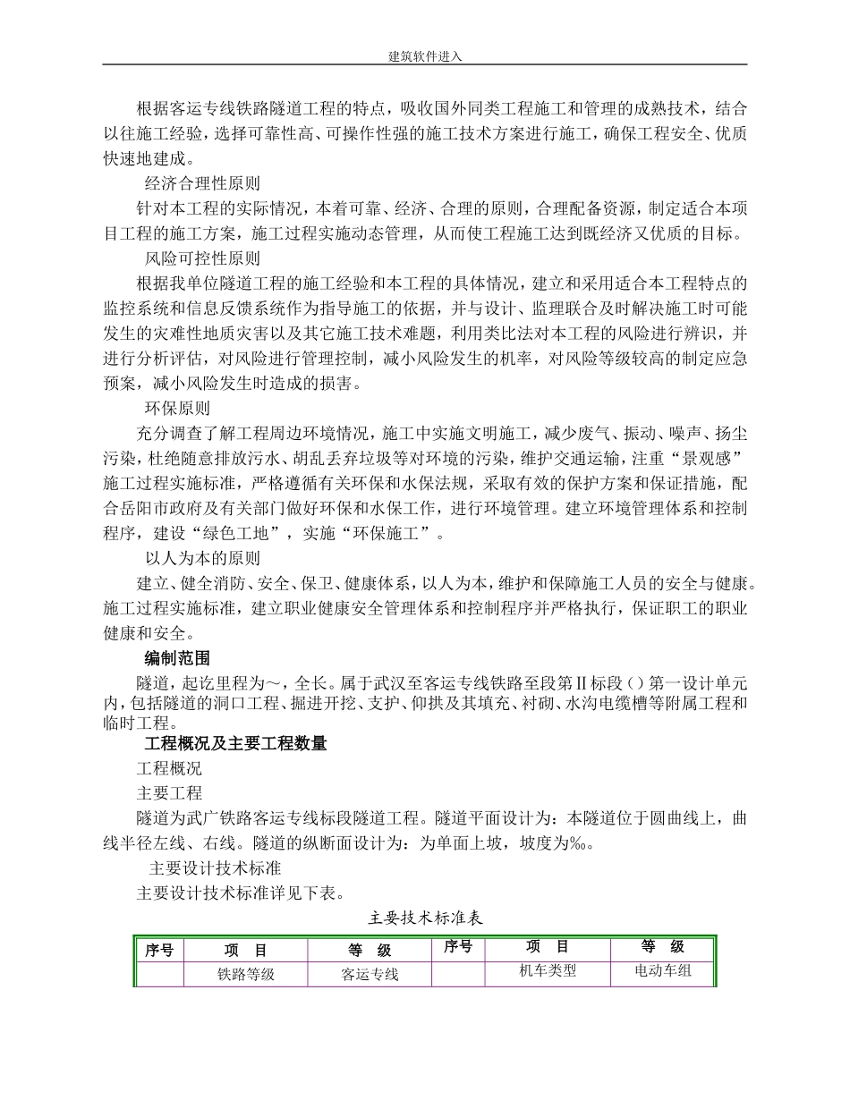 武广客运专线某标某隧道(实施)施工组织设计(DOC127页)_第2页