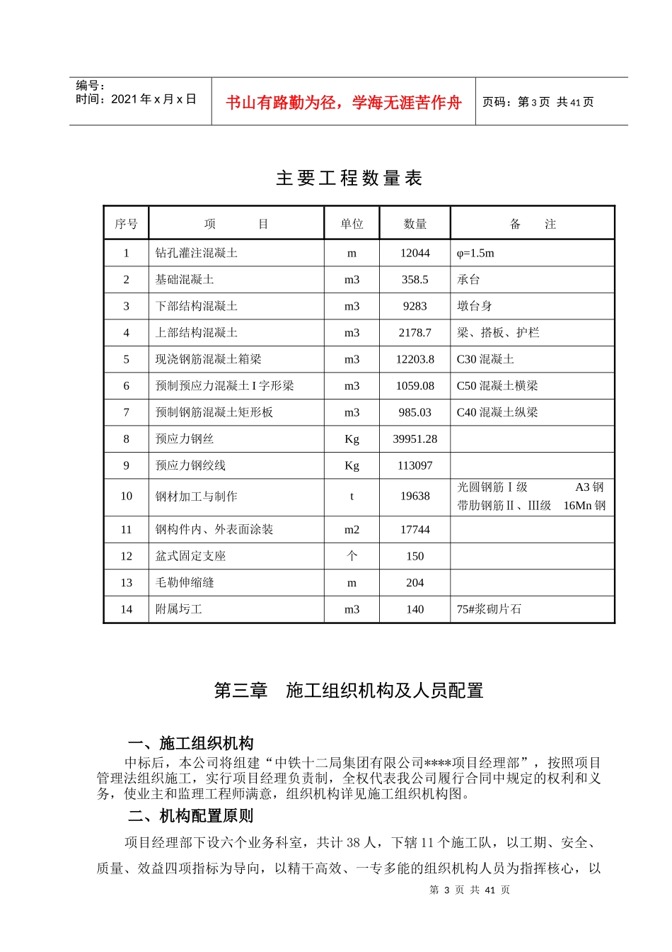 某运河大桥工程施工组织设计_第3页
