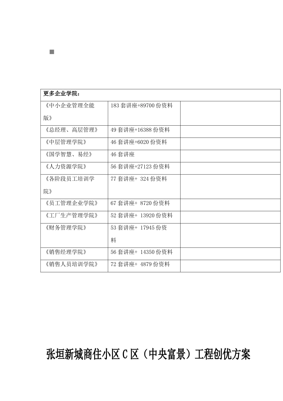 某小区工程创优方案_第1页