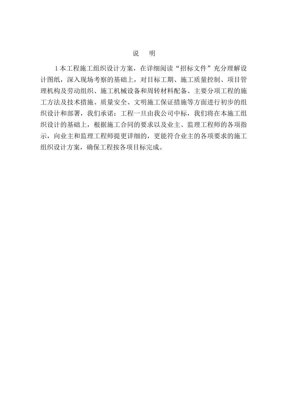 某湖水景喷泉及水幕电影工程施工组织设计_第1页