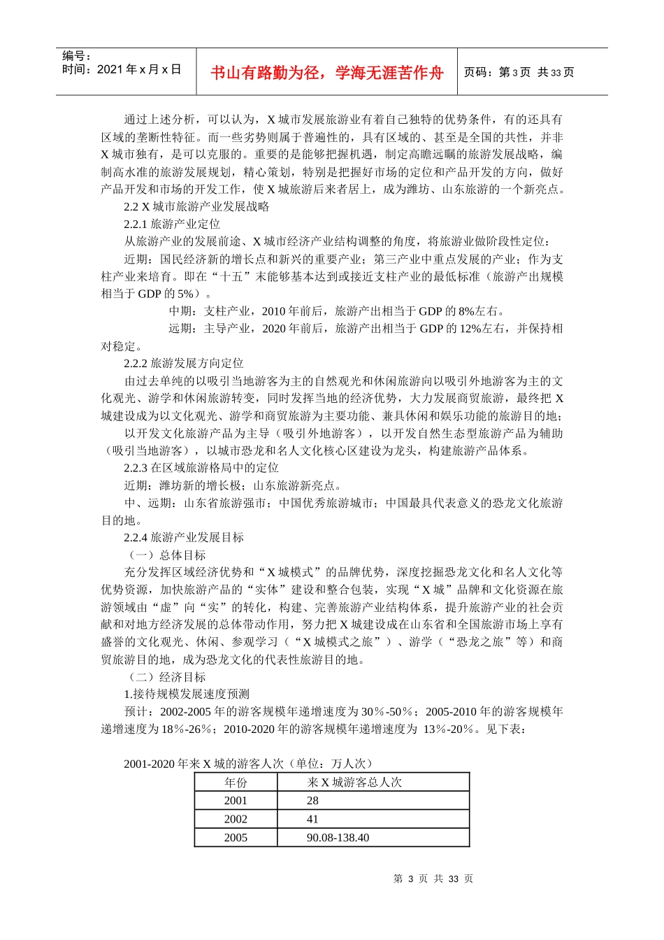 某城市旅游产业总体规划_第3页