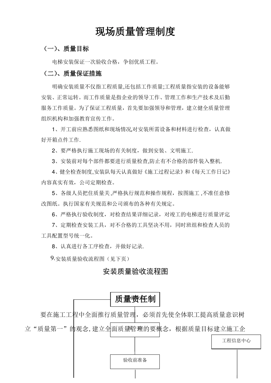 电梯现场质量管理制度_第2页