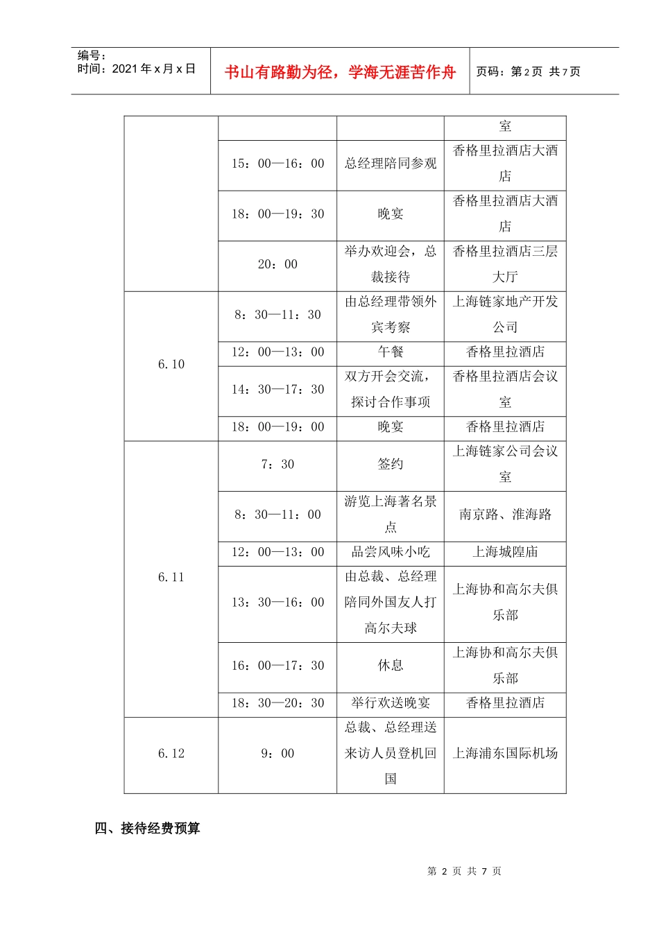 某地产商务接待策划方案_第2页
