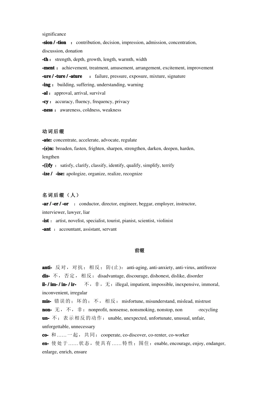 近5年高考英语语法填空词性转换用法真题汇编_第3页