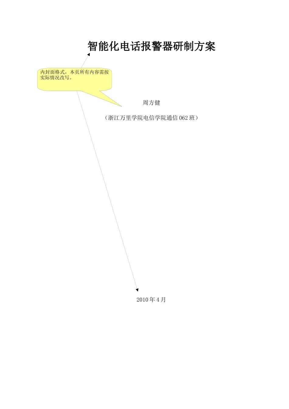 毕业论文模板_电子信息学院_本科[1]_第3页