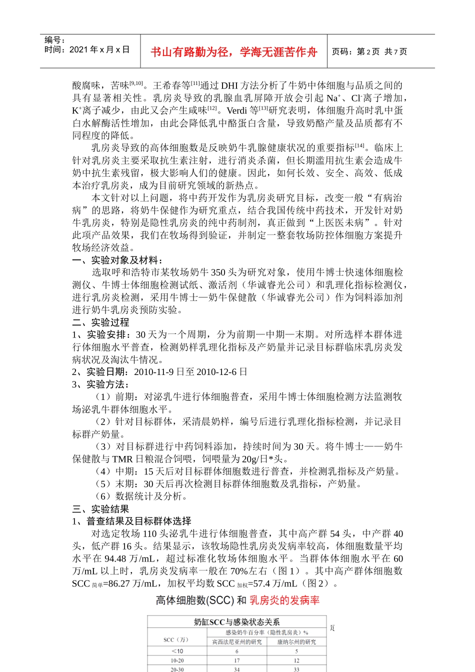 生物中药复方制剂在奶牛乳房炎综合防控中的应用研究_第2页