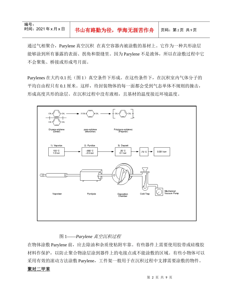 气相沉积电路涂层的特殊电气绝缘性能_第2页
