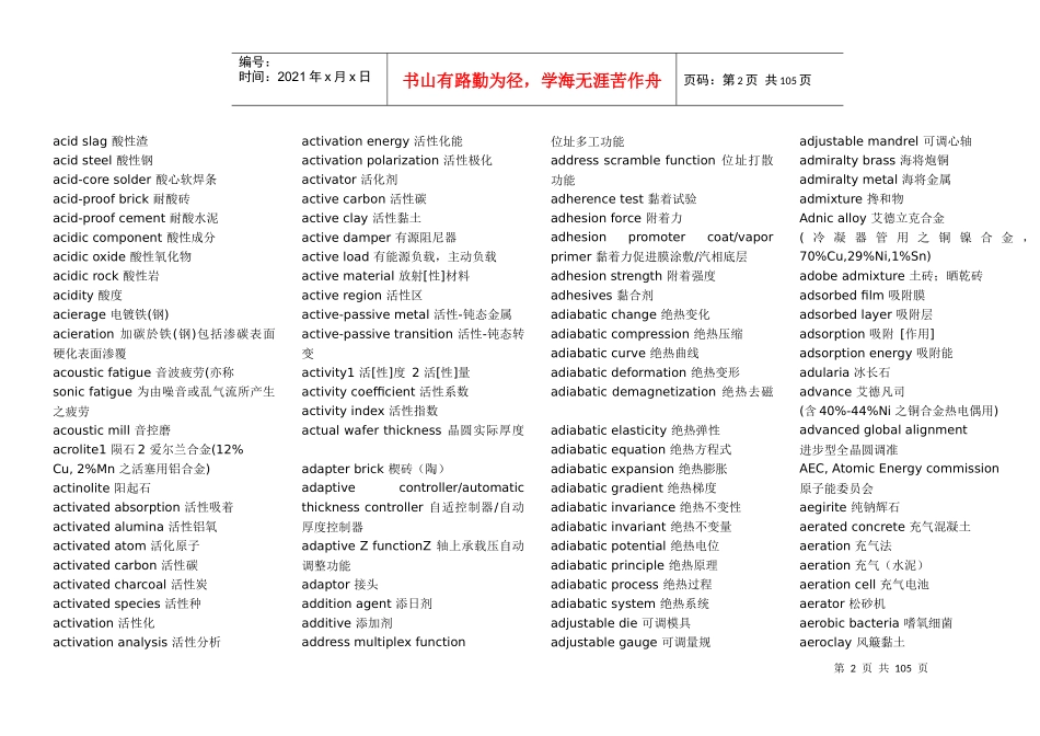 材料专业中英文词汇_第2页