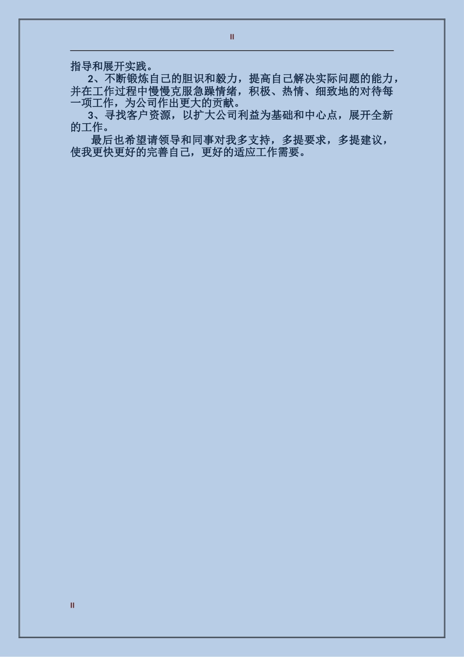 2017年业务员试用期转正工作总结范文_第2页