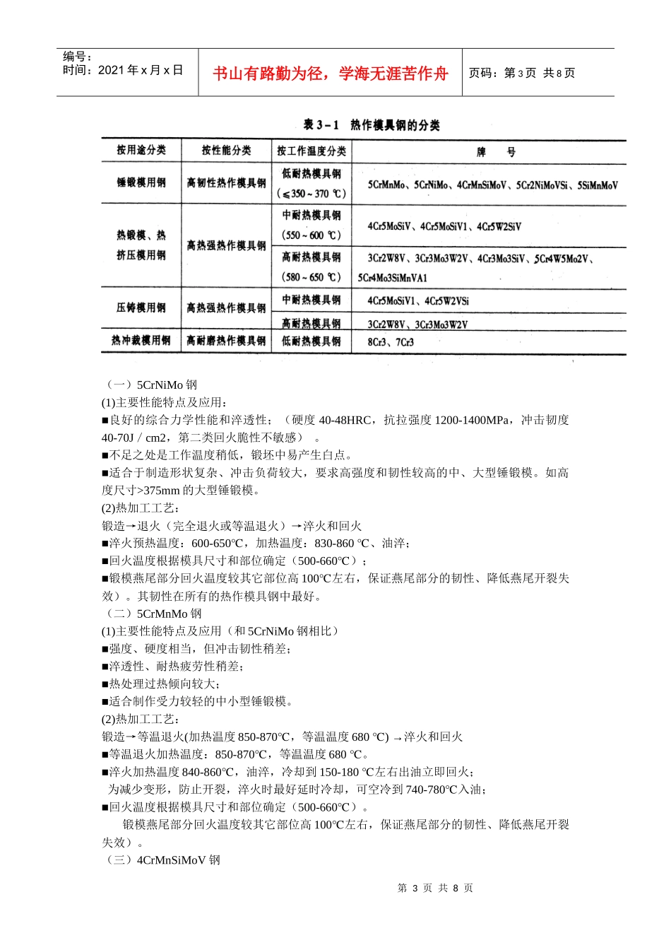 浅论热作模具材料_第3页