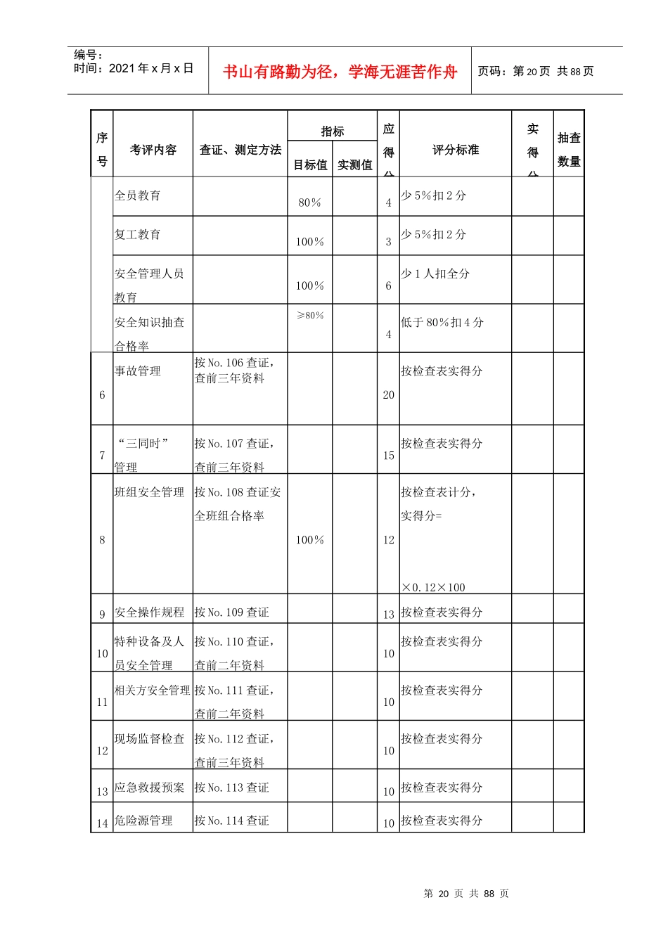 机械制造企业安全质量标准化评级标准DOC84_第2页