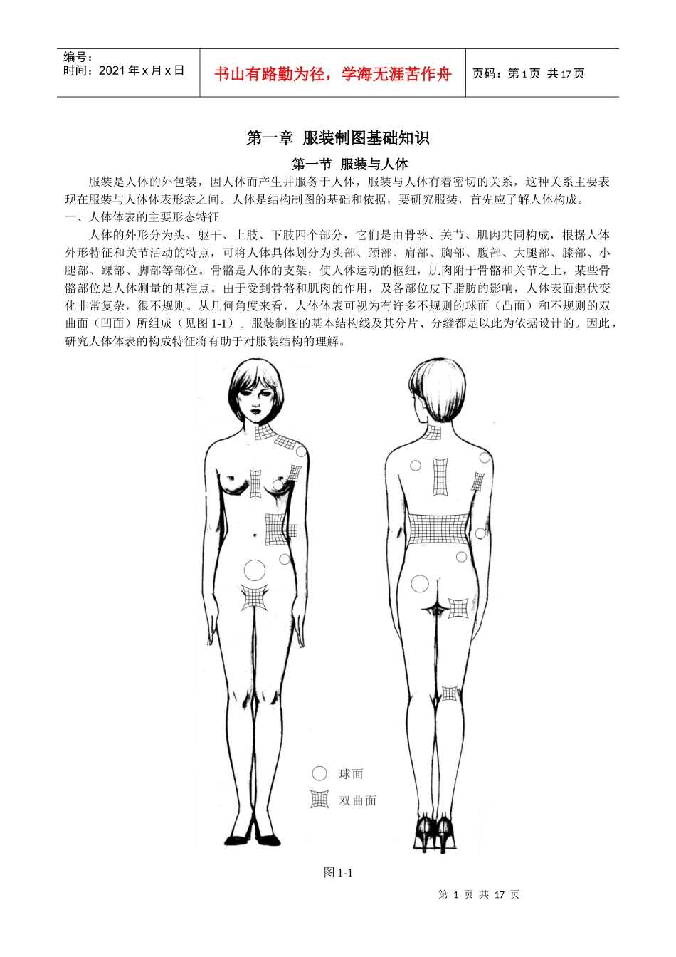 服装结构制图第一章_第1页