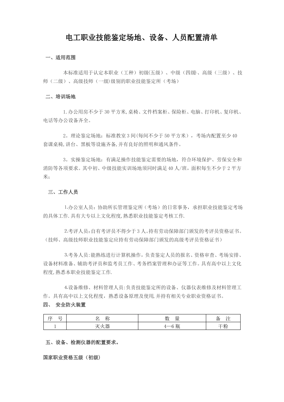 电工职业技能鉴定场地_第1页