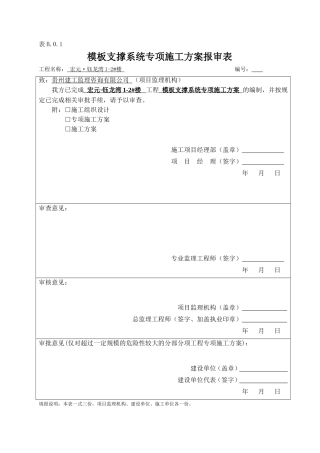 模板支撑体系专项施工方案(DOC44页)