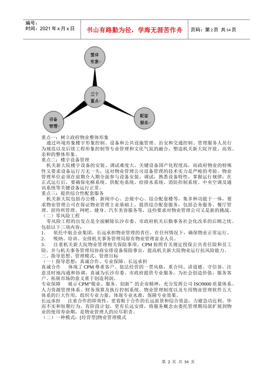 某省政府办公楼物业管理方案_第2页