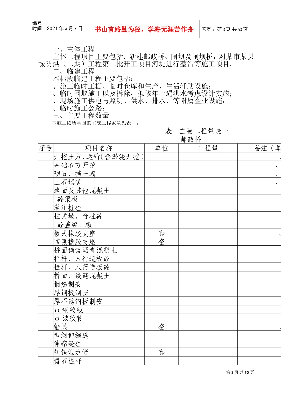 某县防洪二期工程施工组织设计方案(DOC89页)_第3页