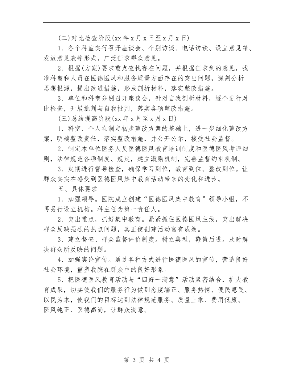 2024年医院医德医风整改措施_第3页