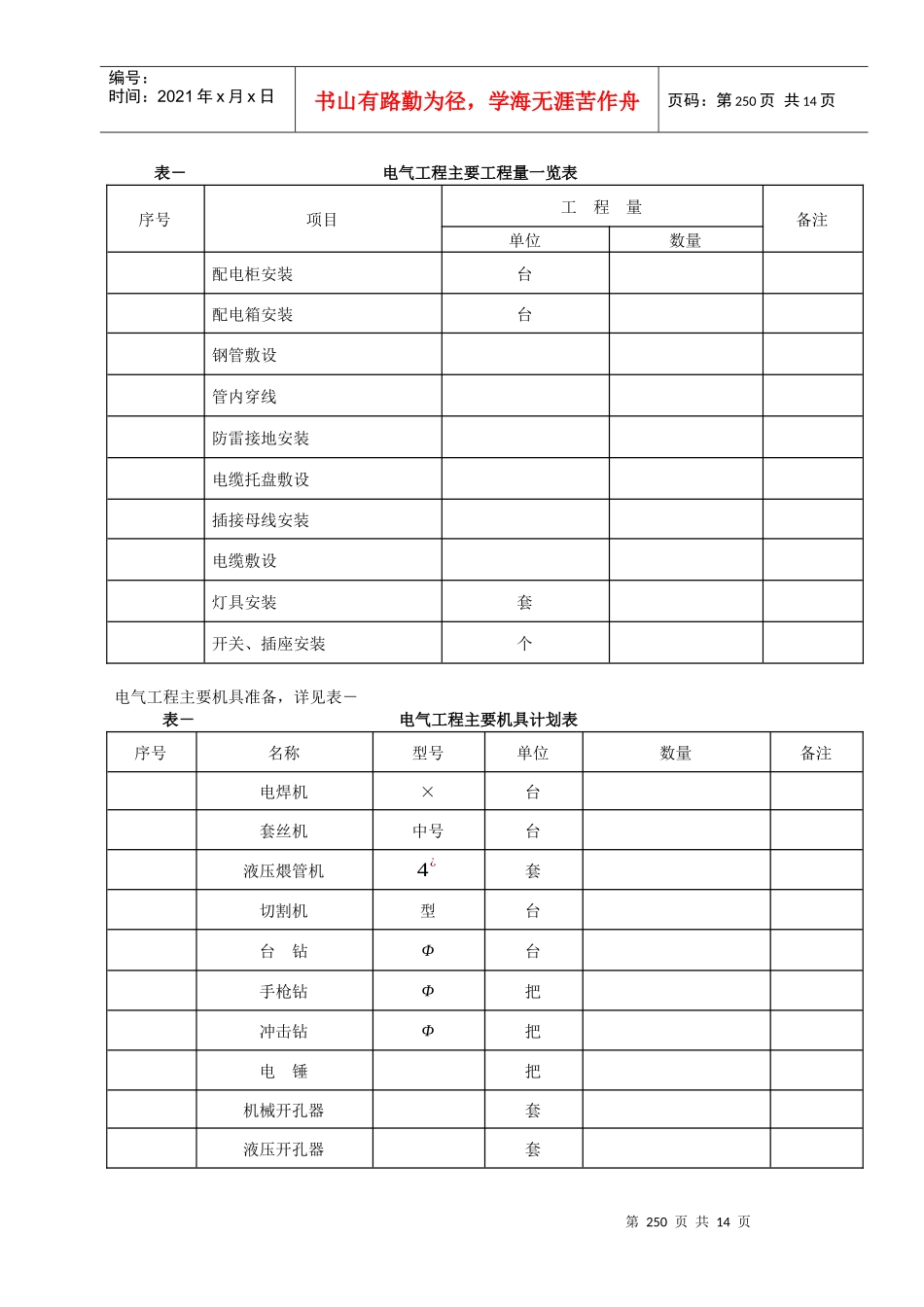 工程施工组织设计方案(DOC13页)_第2页