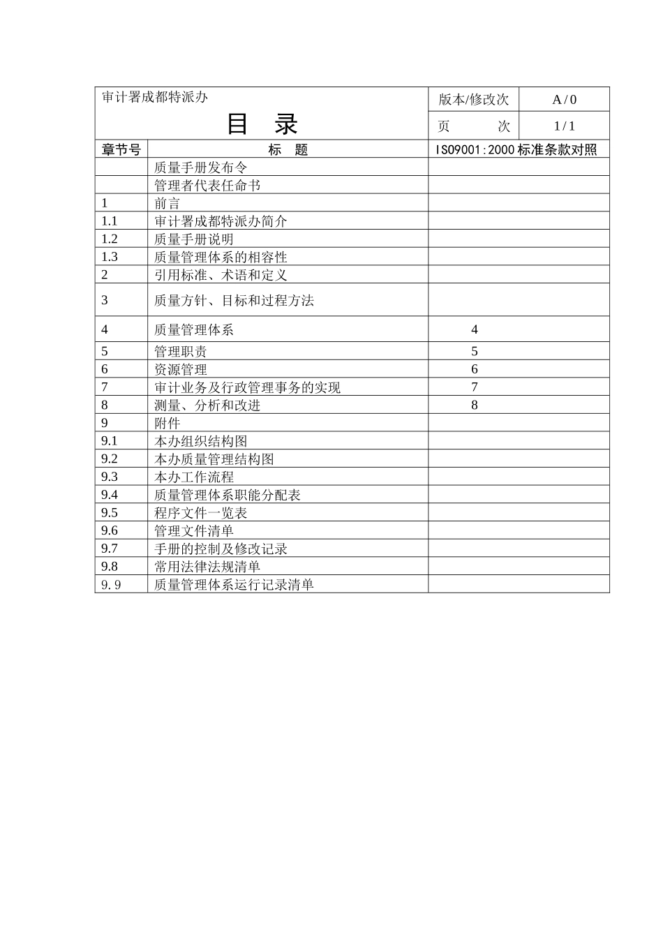 中国审计署质量手册(1)_第2页