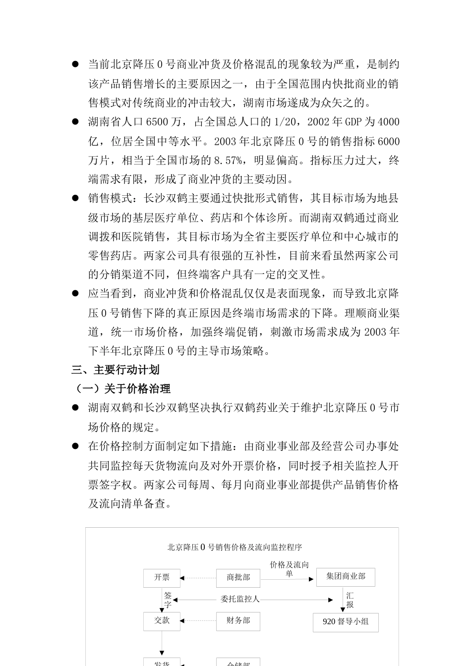 双鹤药业湖南市场920行动计划（DOC 16页）_第3页