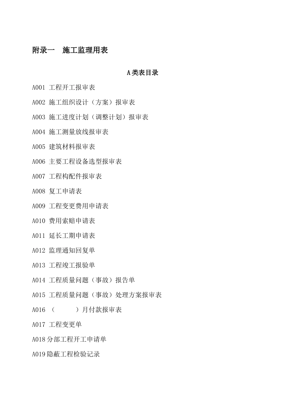 土地整理工程资料全套表格(最新版)_第1页