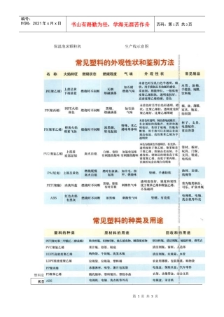 废旧塑料再生成套设备