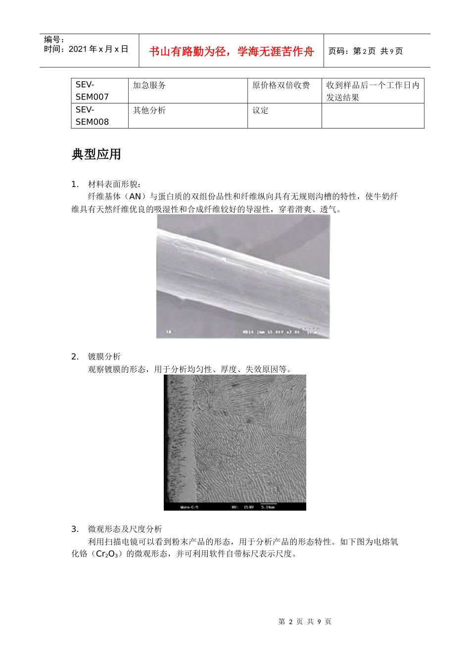 扫描电子显微镜及能谱仪(SEM_第2页