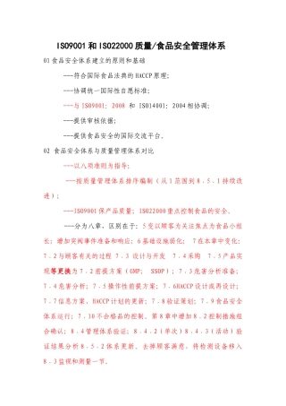 质量食品安全体系 课件