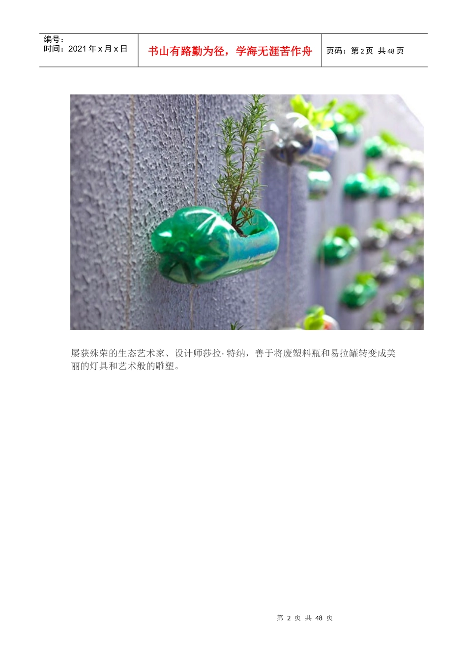 收集饮料瓶,美化你的家_第2页