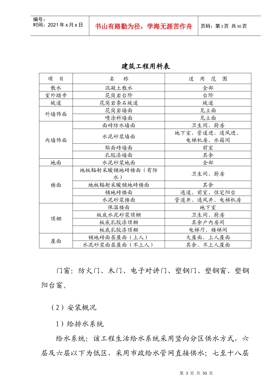 彬县X年限价房Ⅰ标段工程监理规划_第3页