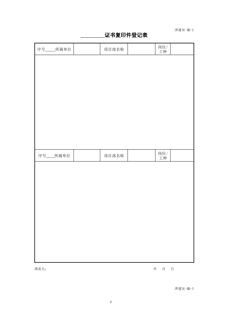 施工单位施工安全资料用表(DOCX 115页)_第3页