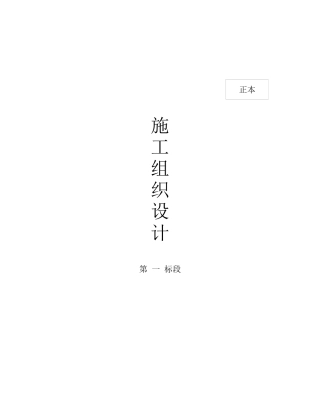 市政管网工程施工组织设计（DOC53页）