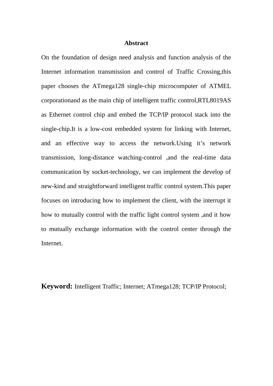 嵌入式交通灯论文相关资料_第2页