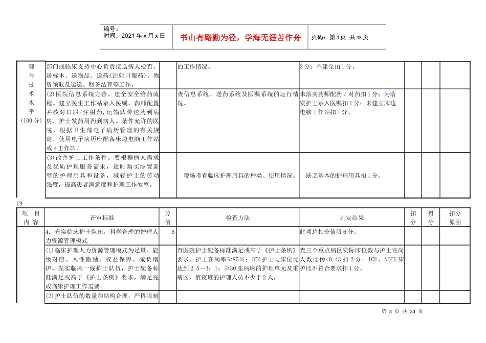 广东省医院等级评审标准和评价细则综述_第3页