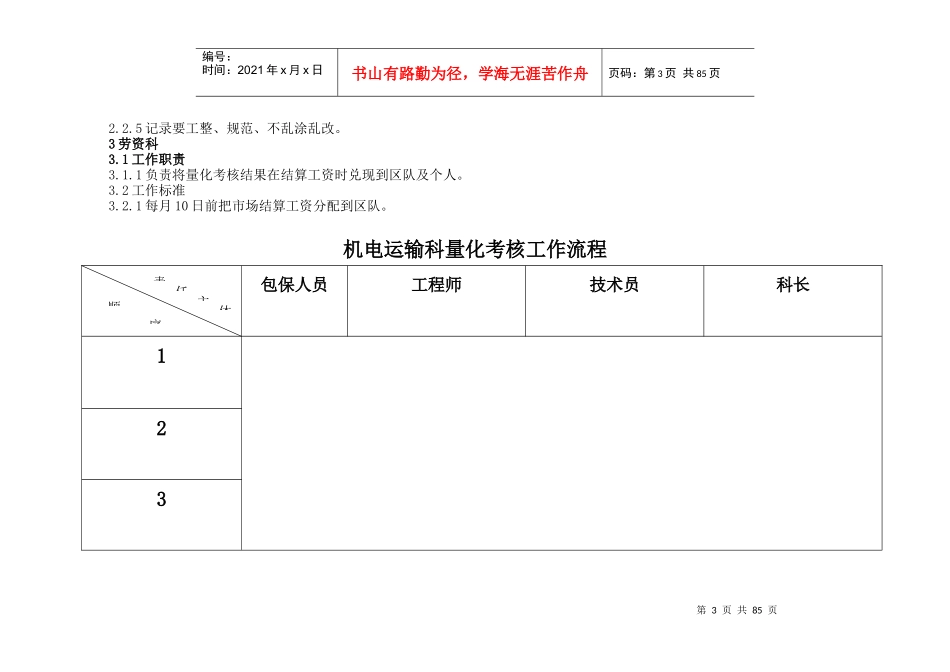 古汉山矿机电运输科量化考核工作流程_第3页