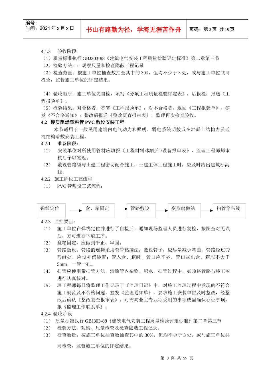 建筑电气照明安装工程监理细则概述_第3页