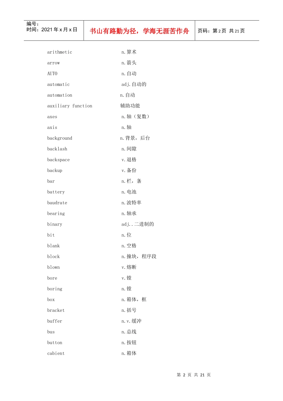 数控系统常用英语_第2页