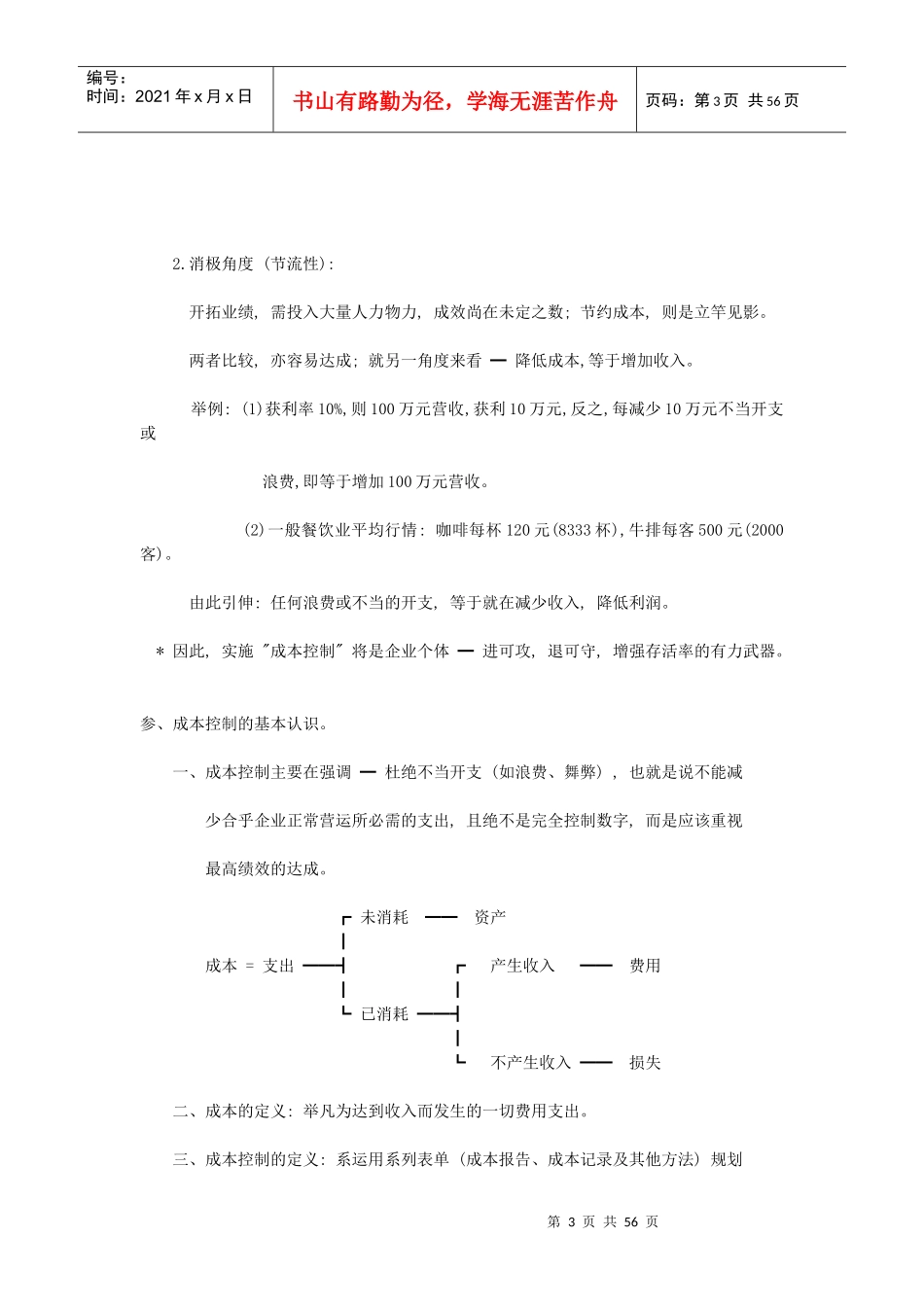 山西朔州市盛达园酒店成本控制执行制度_第3页
