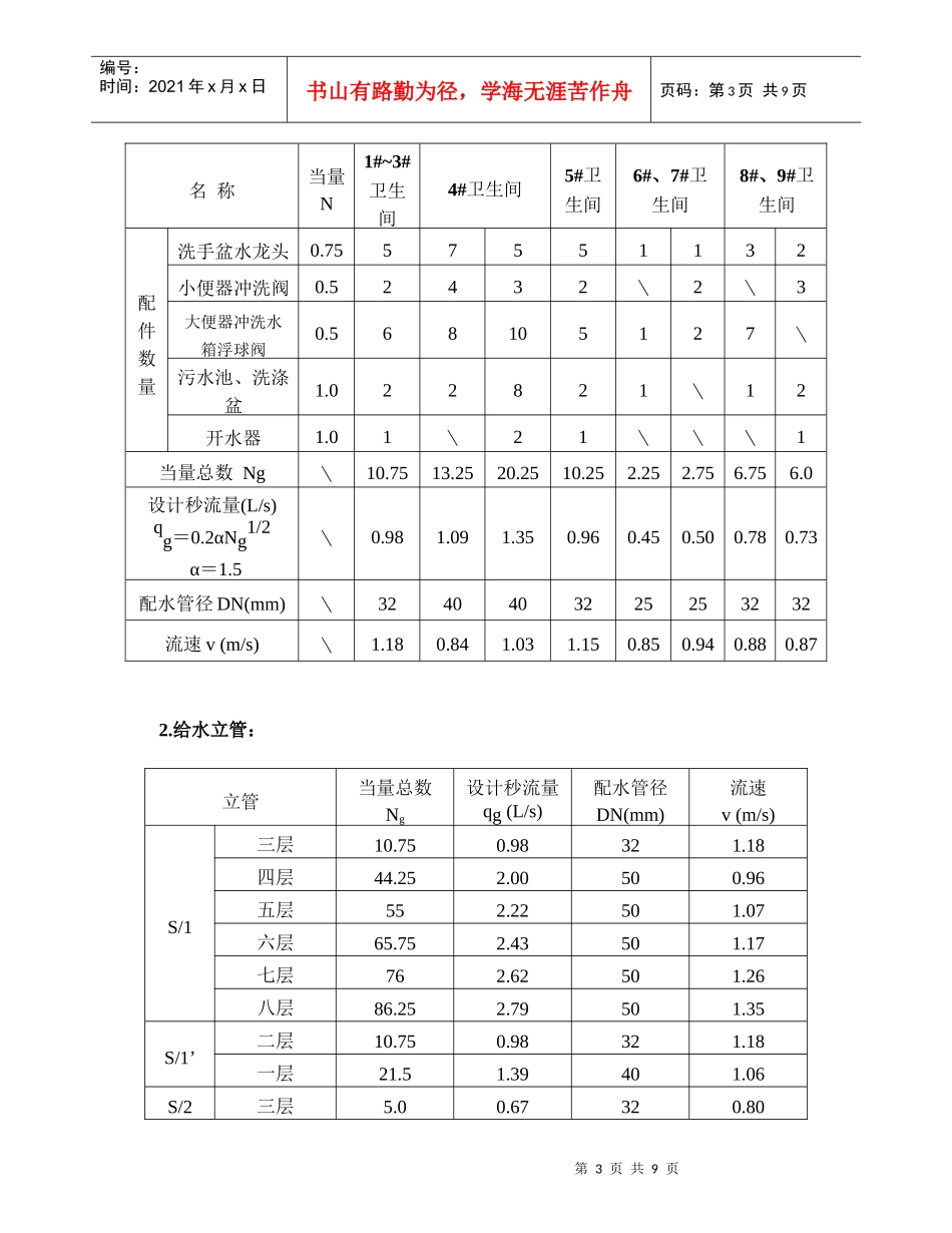 新闻大楼给排水设计_第3页
