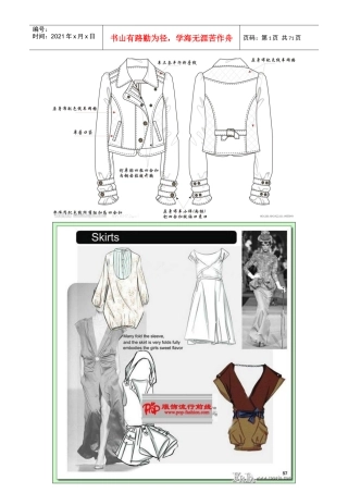 形象设计服装款式图