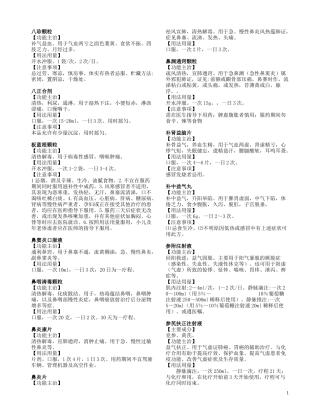 常用中成药不良反应-2