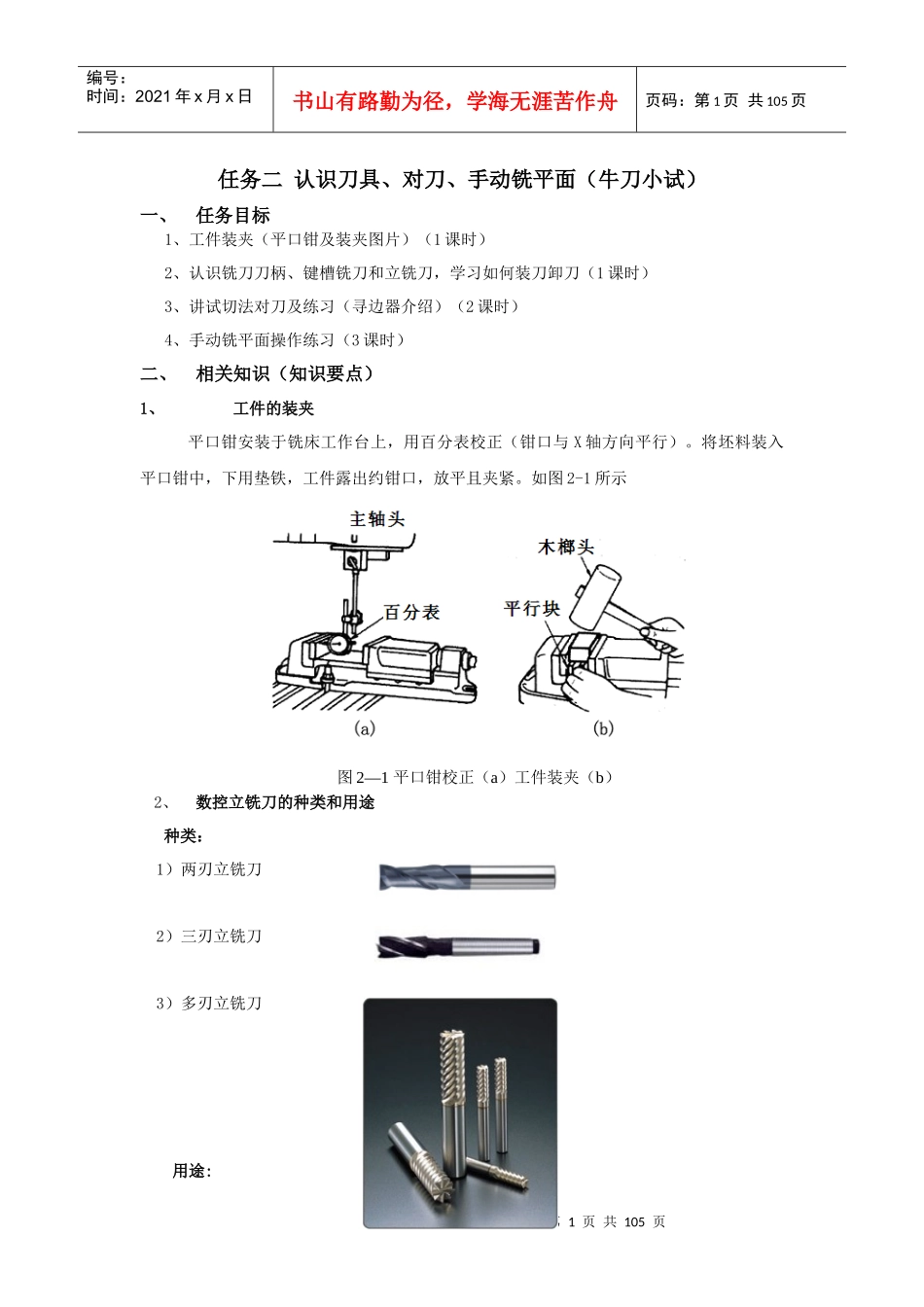 数控铣培训教材_第1页