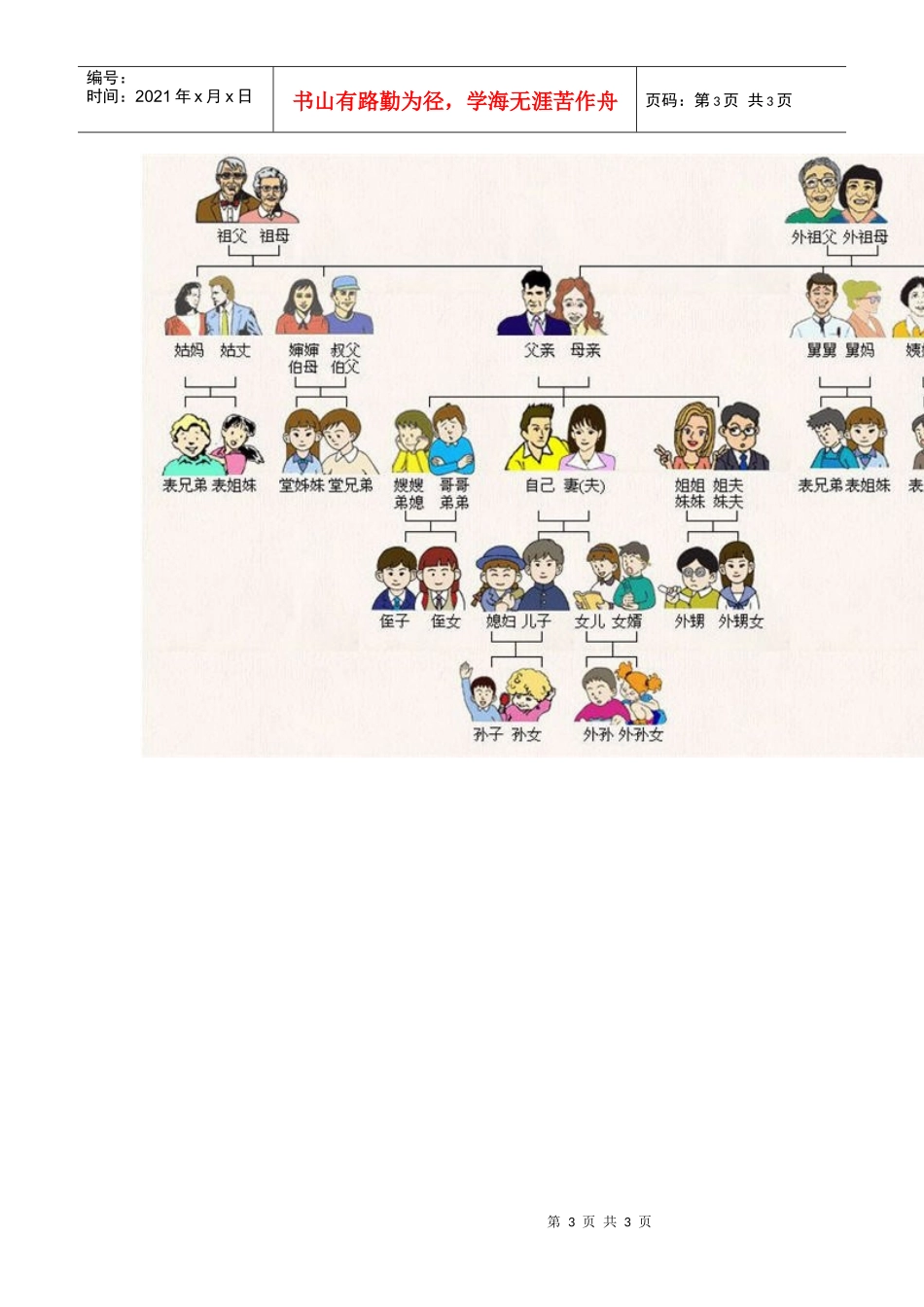 堂姊妹和表姊妹的概念_第3页
