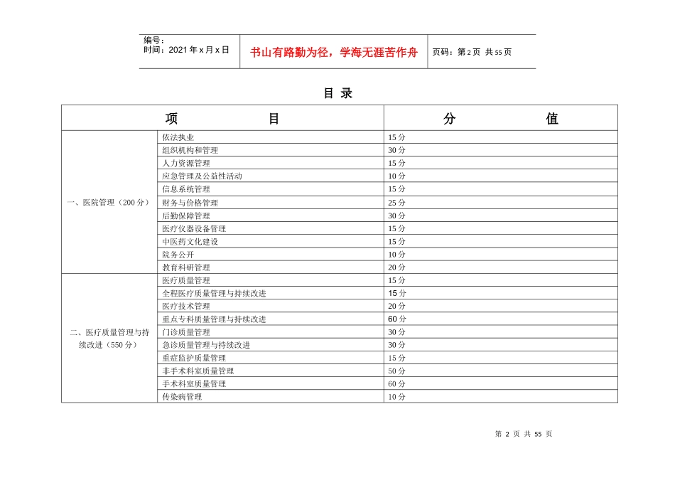 安徽省中医医院管理评价标准_第2页